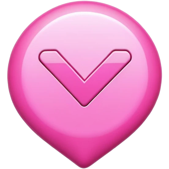 Pink check mark emoji