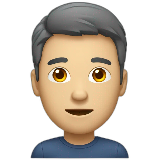 persona angustiada con teléfono emoji