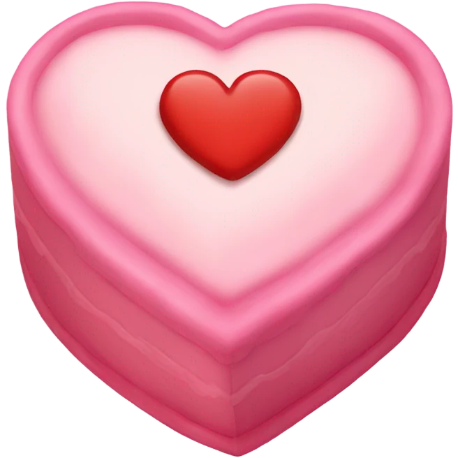 Heart cake emoji emoji