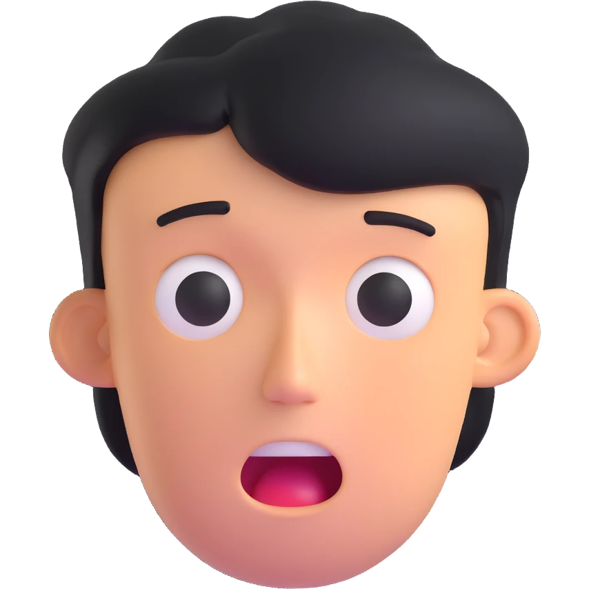 surprised and disgusted face emoji