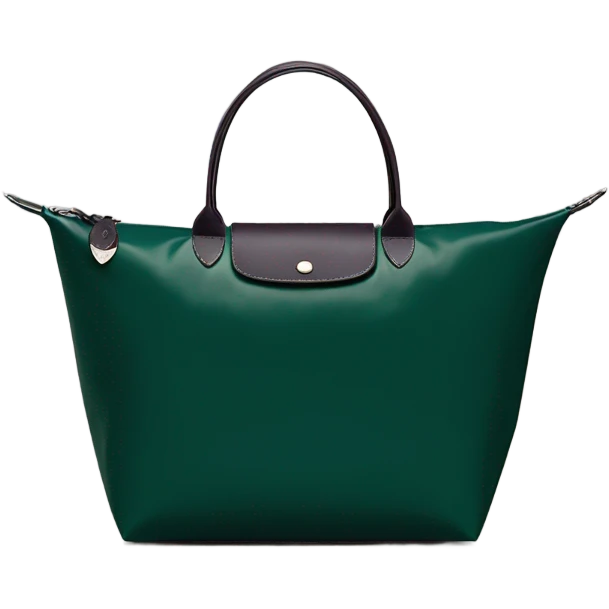 Longchamp dark green without strap  emoji