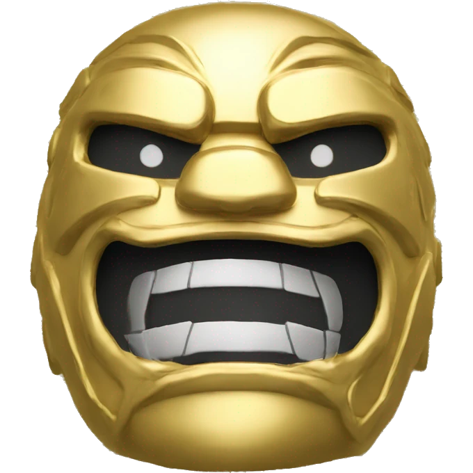 Leon's Wrestling Federation Men's Champion Belt gold emoji