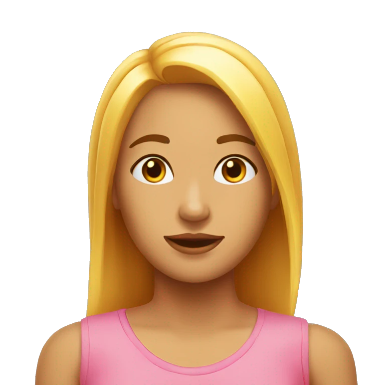 chica cabello rojo intelectual emoji