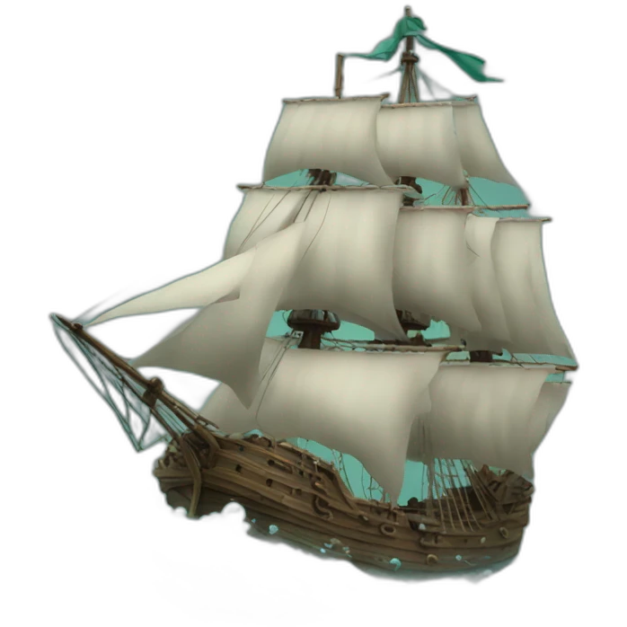 flying dutchman flowing emoji