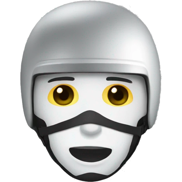 capacete de moto emoji