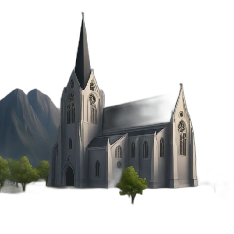 All Black cathedral emoji