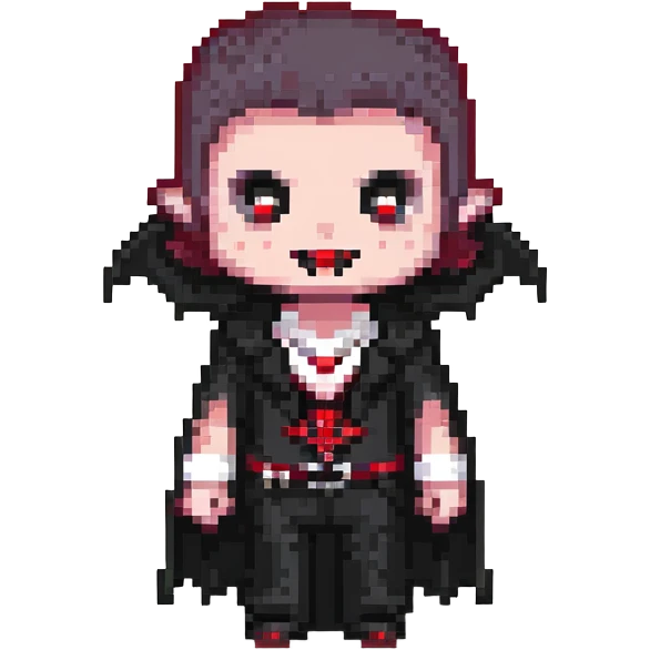 Tiny vampire emoji