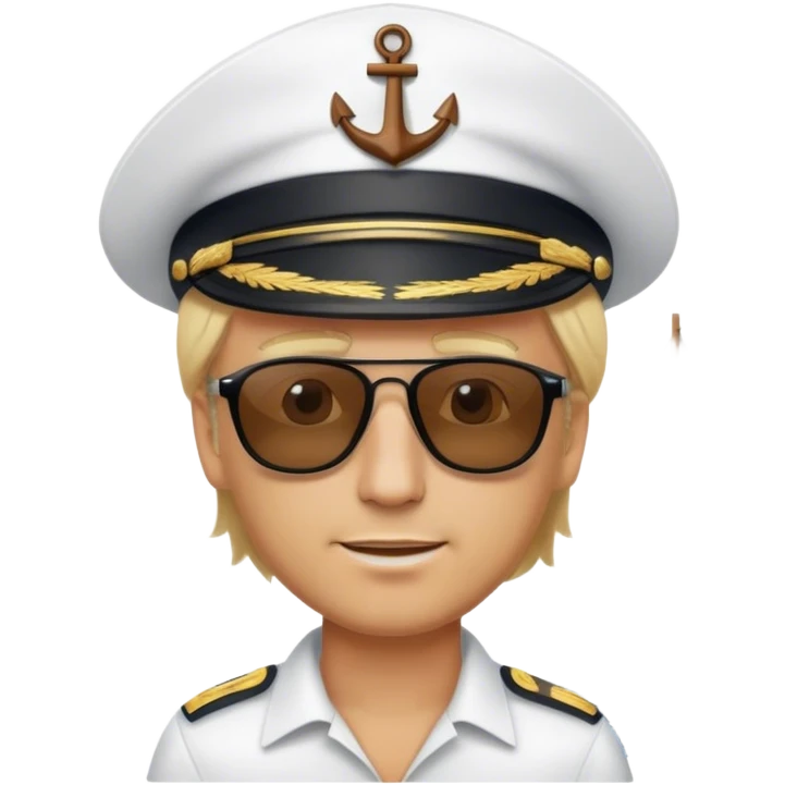 President Trump manning a sailboat emoji