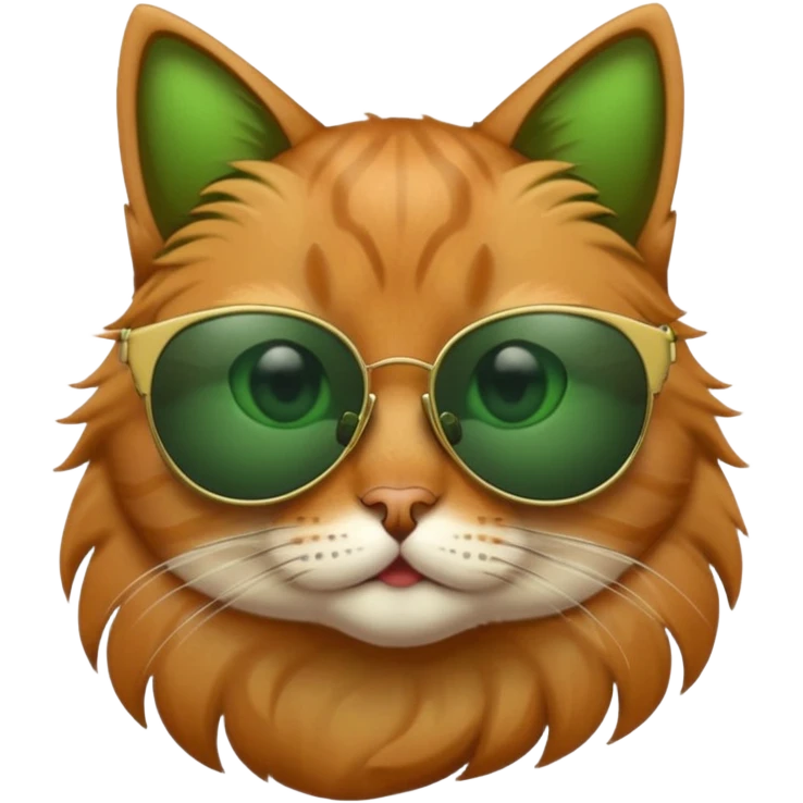 Cat wearing sunglasses emoji