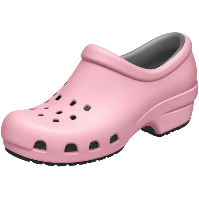crocks fun edition in pastel pink color emoji