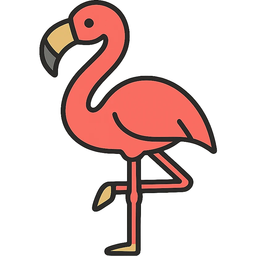 flamingo emoji