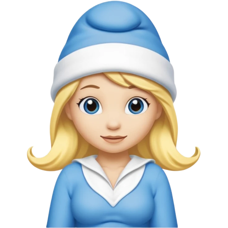 Smurfette emoji