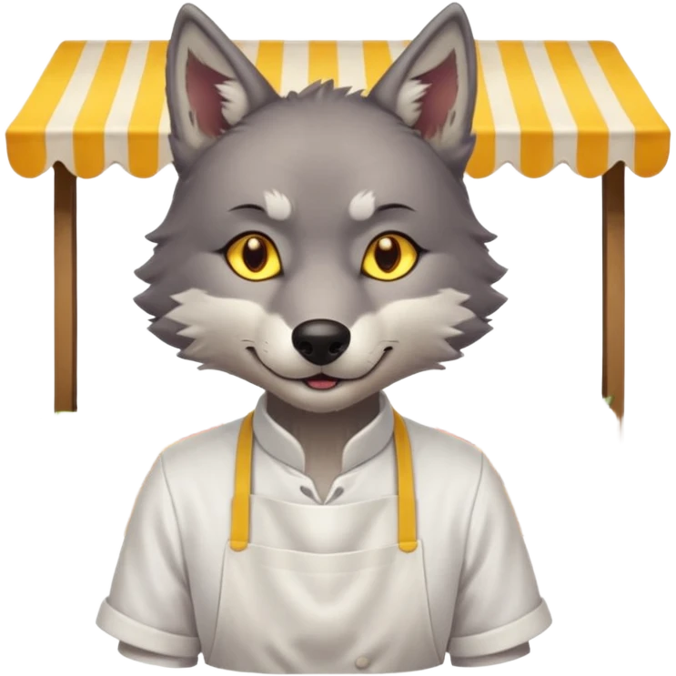  -night-market-vendor-wolf  emoji