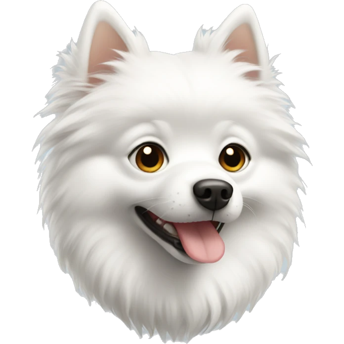 White Spitz boy emoji