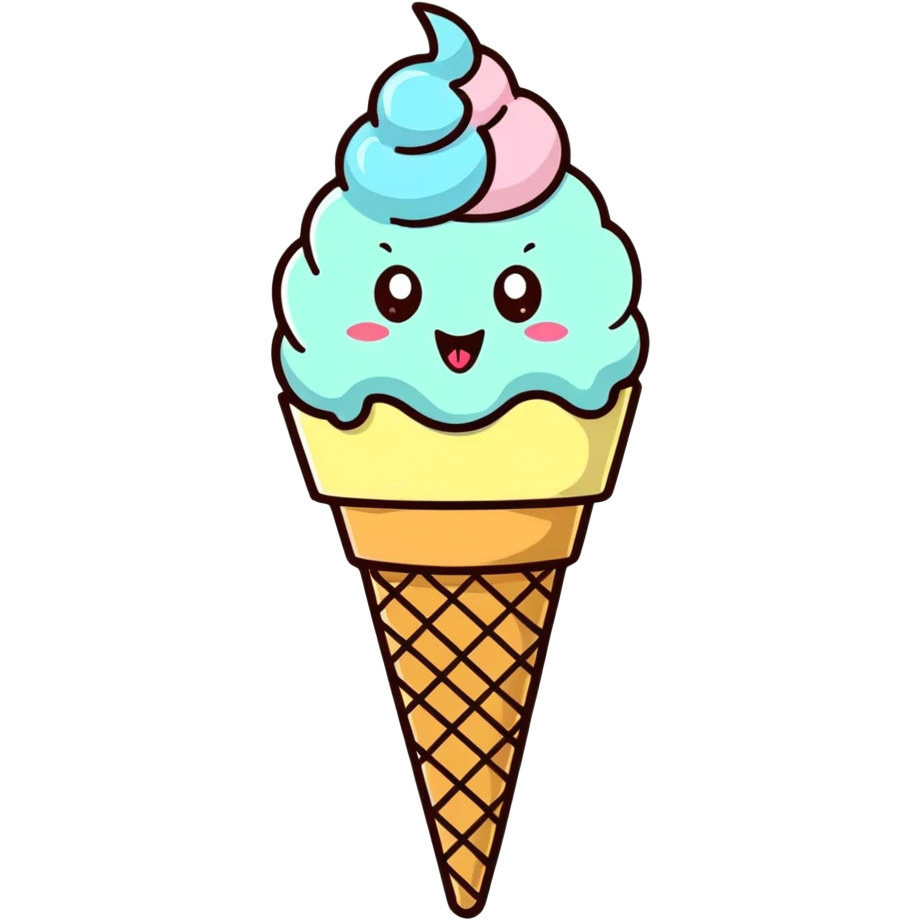 Hauwar Eating ice cream emoji