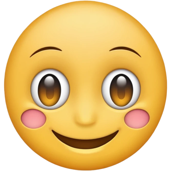Emoji smiling with all white eyes emoji