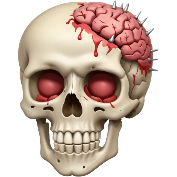 اسکلتی که مغزش میترکد emoji