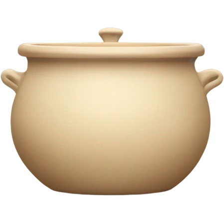Beige pot emoji