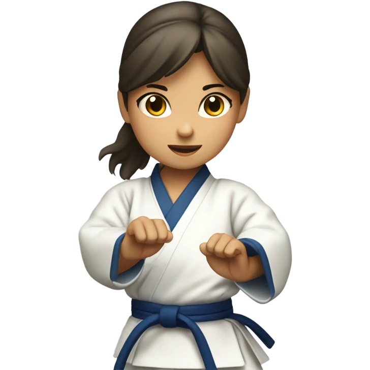 Some girl doing aikido  emoji