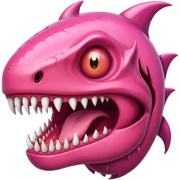a monster maw with sharp teeth emoji