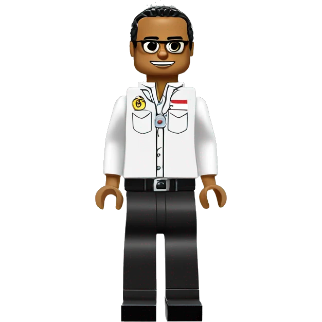 LEWIS HAMILTON lego full body emoji