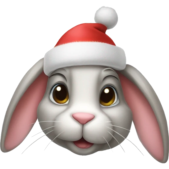 Christmas bunny  emoji