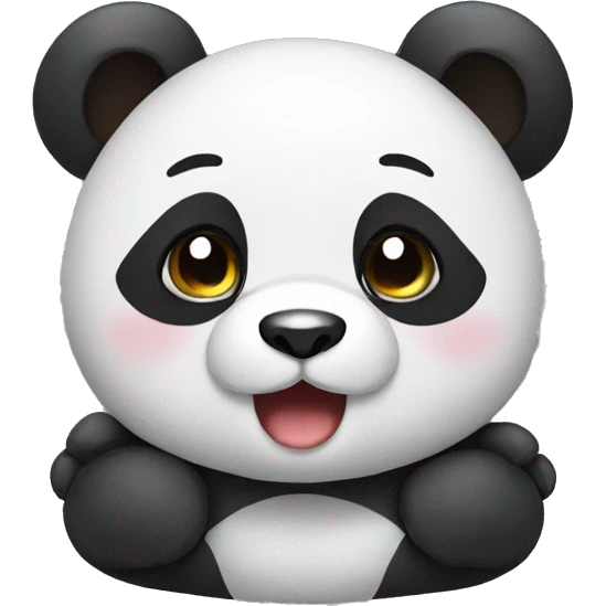 Cute panda emoji
