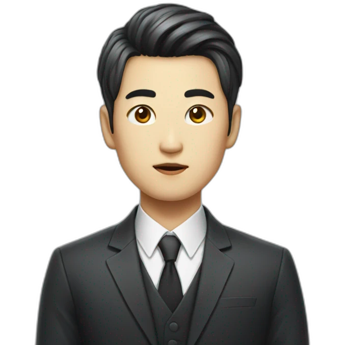 Korean boy ceo villain emoji