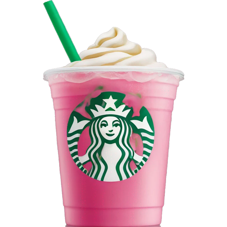 starbucks pink drink emoji