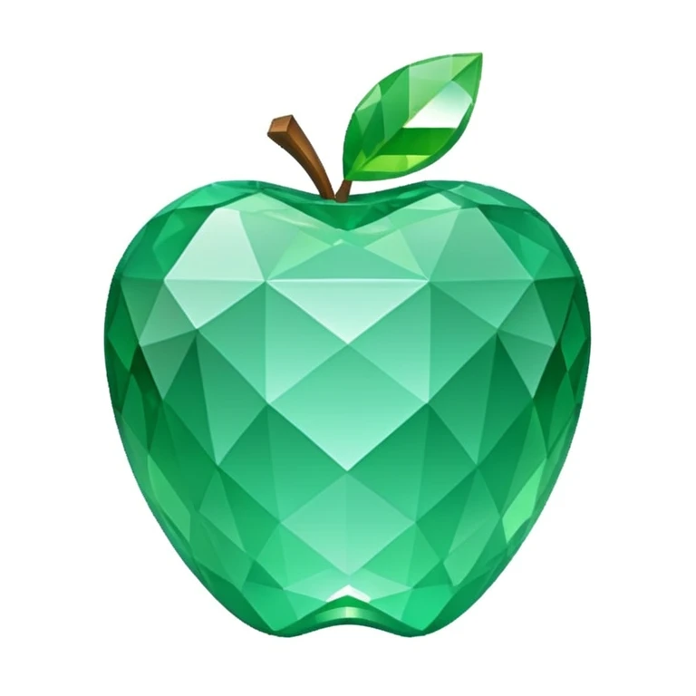 Minecraft diamond Apple style emoji emoji