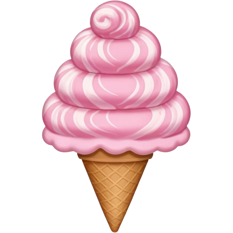 ice cream cotton candy emoji