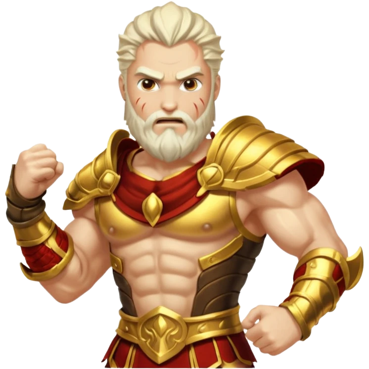 fight between Zeus and kratos  emoji