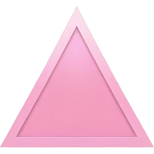 Pink triangle from the Weezer song emoji