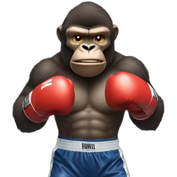 boxing gorilla emoji