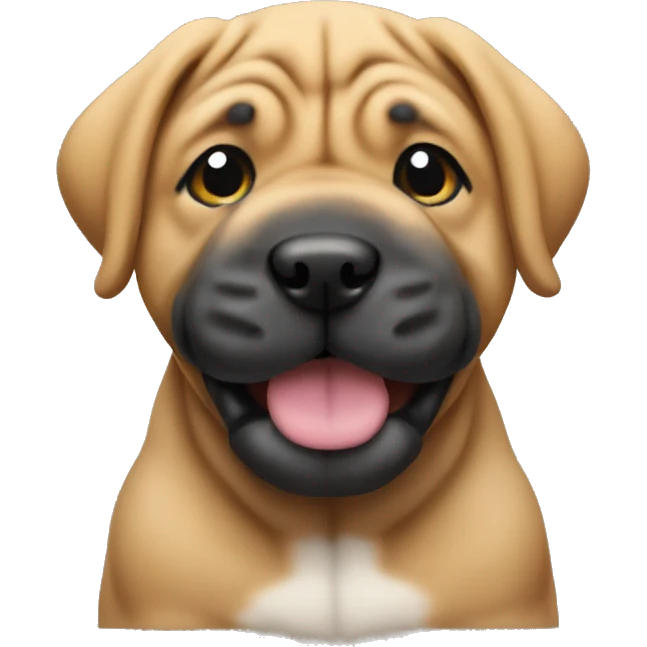 Sharpei puppy emoji