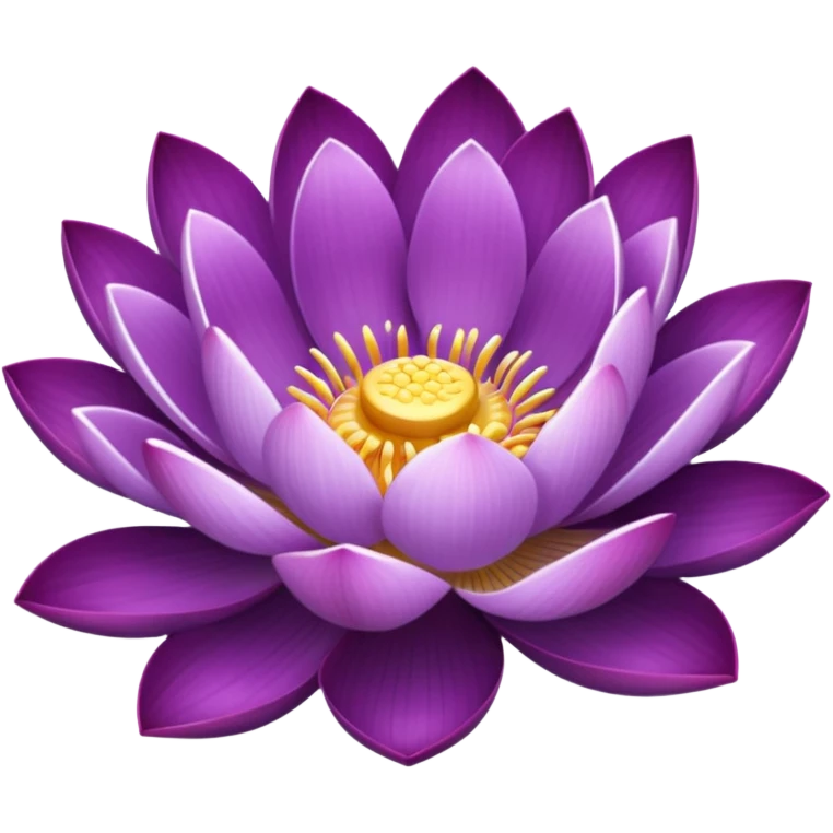 purple flower like a lotus emoji