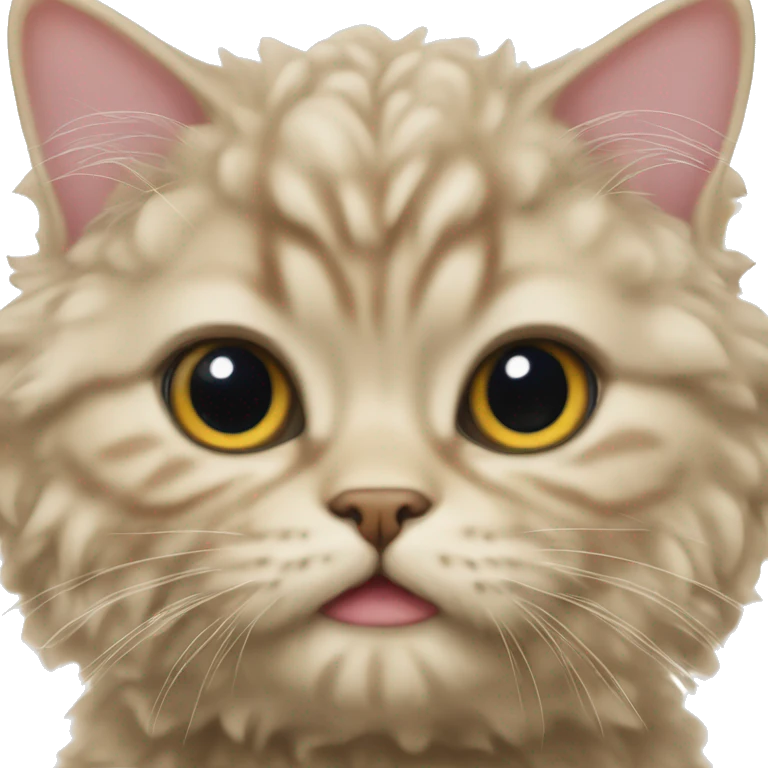 Selkirk Rex kitten  emoji