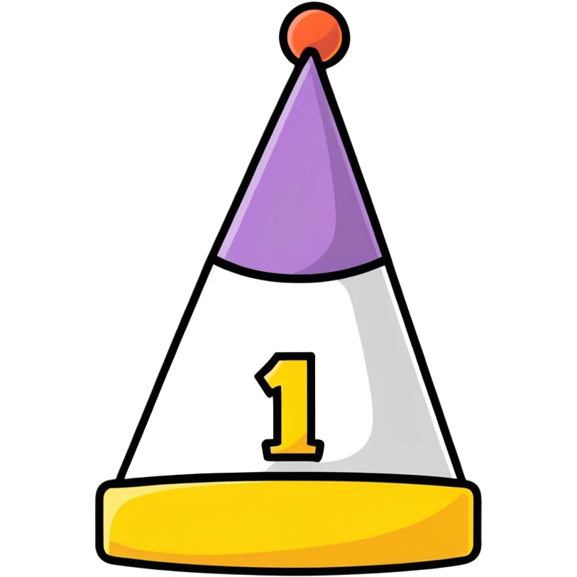 Birthday hat emoji
