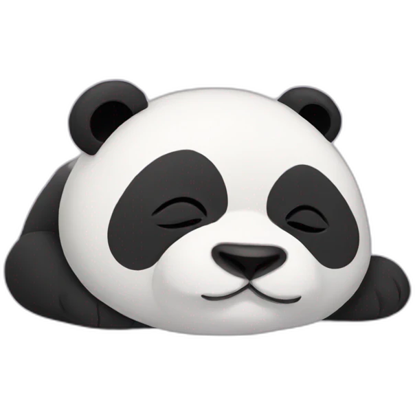 sleeping panda emoji