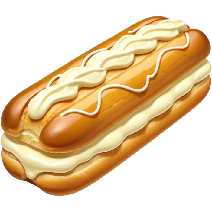 Vanilla cream éclair






















 emoji