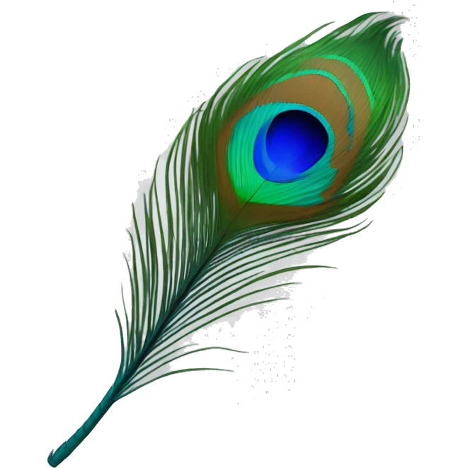 Peacock feather  emoji