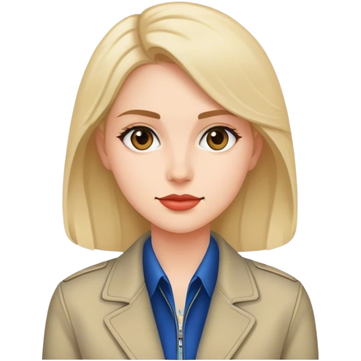 woman conservative jacket emoji