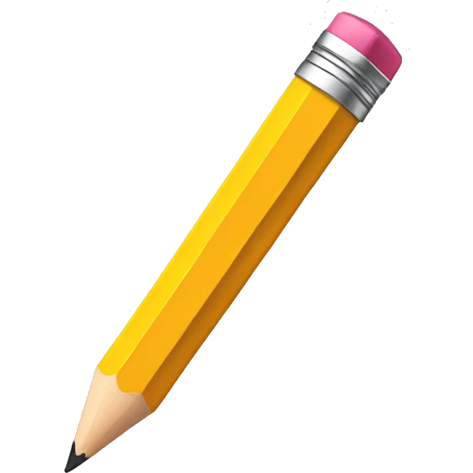  pencil emoji