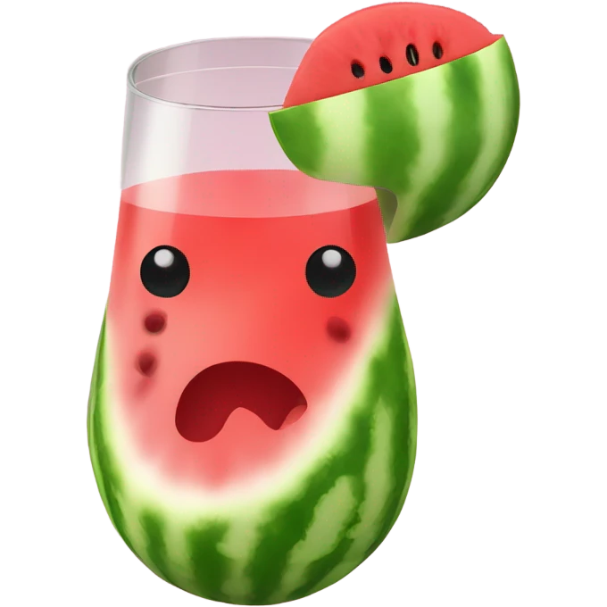 Watermelon sangria emoji