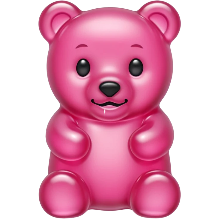 pink gummy bear emoji