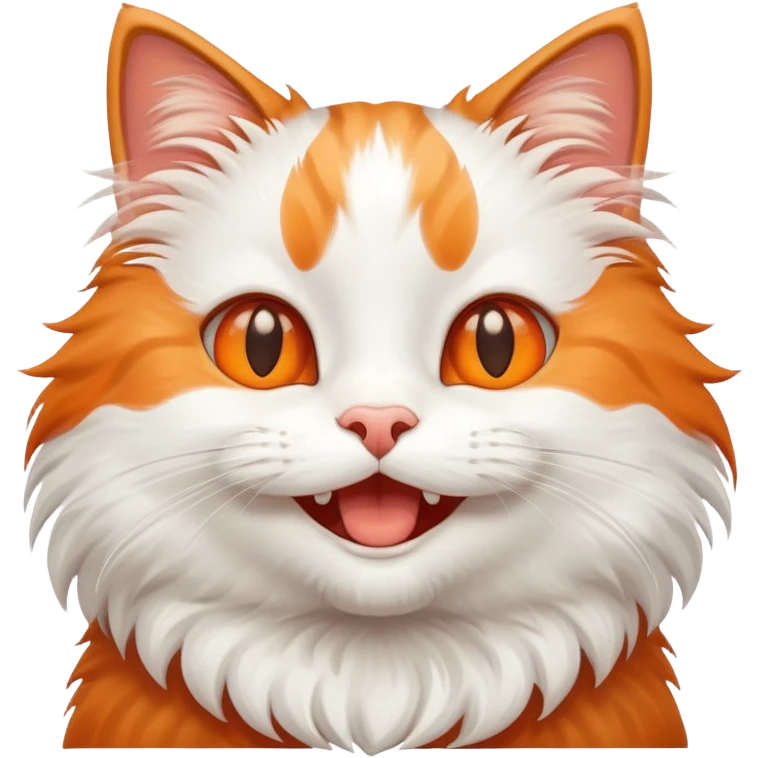 Happy cat emoji