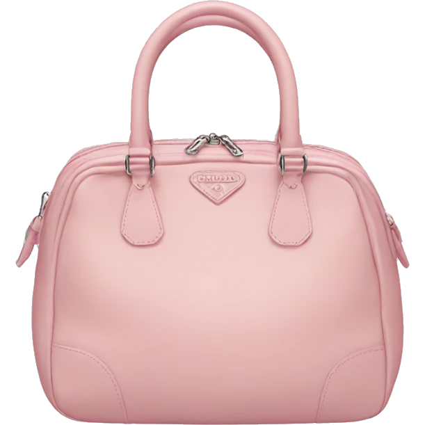 Pastel Pink prada bag  emoji