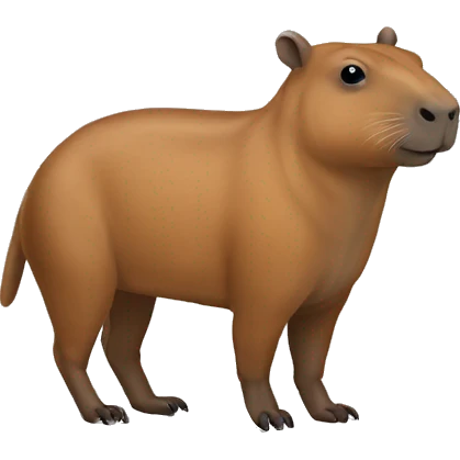 Capibara Co un gorro viejo  emoji