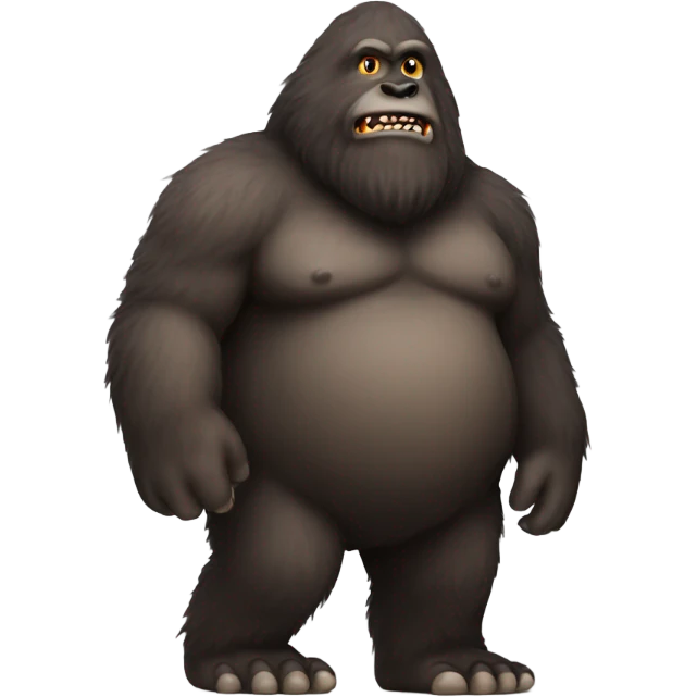 Big foot creature emoji