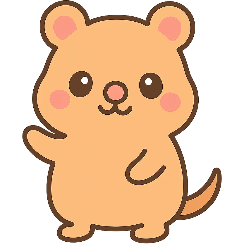 cute quokka emoji